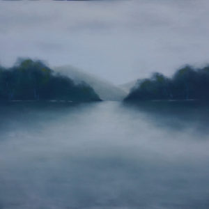 Blue Haze - Framed Canvas Giclee