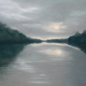 Stillness on the Water - Framed Canvas Giclee